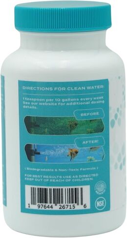 Hydrenefix Aquarium Treatment – Ammonia, Nitrite & Phosphate Stabilizer– 5oz Freshwater Fish Tank Water Conditioner, Clarifier & Stabilizer – Aquarium Water Treatment & Tank Cleaner Solution in Kuwait