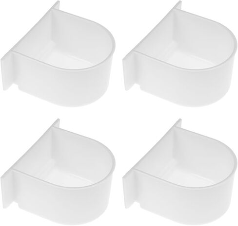 KESYOO 4Pcs Sturdy Feeder Bowl Durable Pet Bird Food Holder for Cage Parrot Food Dispenser for Birds and Parrots in Kuwait