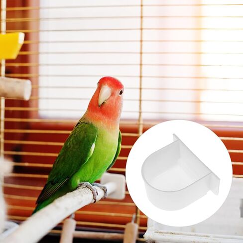 KESYOO 4Pcs Sturdy Feeder Bowl Durable Pet Bird Food Holder for Cage Parrot Food Dispenser for Birds and Parrots in Kuwait