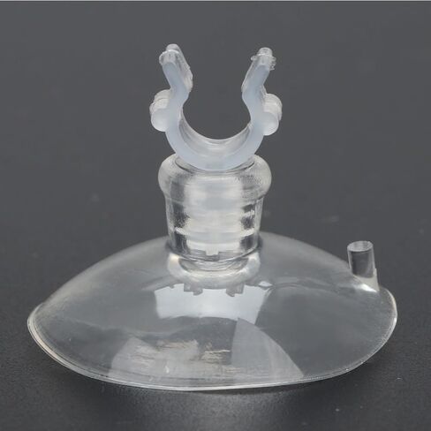 Glass Aquarium CO2 Atomizer Fine Bubble Diffuser with Suction Cup, Leak-Proof Design for Fish Tank Oxygenation in Kuwait