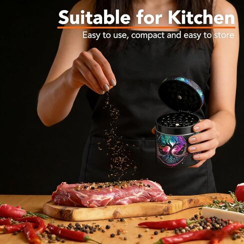 2.5-Inch Grinder, Kitchen Essential For Pepper, Sea Salt, And Coffee Beans. (2.5 Inch) in Kuwait