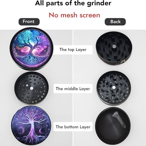 2.5-Inch Grinder, Kitchen Essential For Pepper, Sea Salt, And Coffee Beans. (2.5 Inch) in Kuwait
