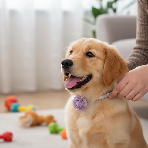 120 Pcs Dog Collar Flower Bow Accessories Bulk, Flowers Pet Bowtie Floral Cat Accessory, Multi Color Dog Charms Bow Tie Pet Flower Charms Holiday Puppy Bows Ties for Puppy Pets Grooming Accessories in Kuwait