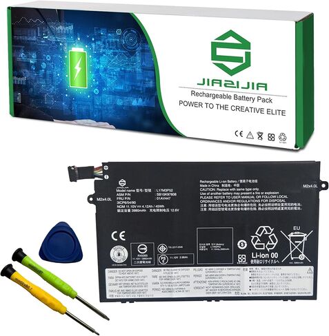 JIAZIJIA 01AV493 SB10L84121 استبدال بطارية الكمبيوتر المحمول لينوفو ثينك باد T570 T580 P51s P52s Series Notebook 00UR891 SB10L84122 00UR892 SB10L84123 00UR890 15.2V 32Wh 2100mAh in Kuwait