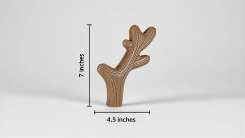 لعبة مضغ كلب قرن الوعل المتينة من Paw-FECT، نكهة لحم البقر الحقيقية، لعبة تسنين من النايلون القوي، رائعة للمضغ والتدريب العدواني، تدوم طويلاً وتنظف الأسنان، تمنع الملل لجميع السلالات/الأحجام in Kuwait