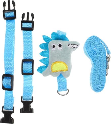 Cabilock Rabbit Harness Leash Set, Strap Traction Rope with Anti-Escape Design, Small Size for Dwarf Rabbits and Small Pets, Decorative Bunny Leash for Outdoor Use, 2pcs Pet Supply in Kuwait