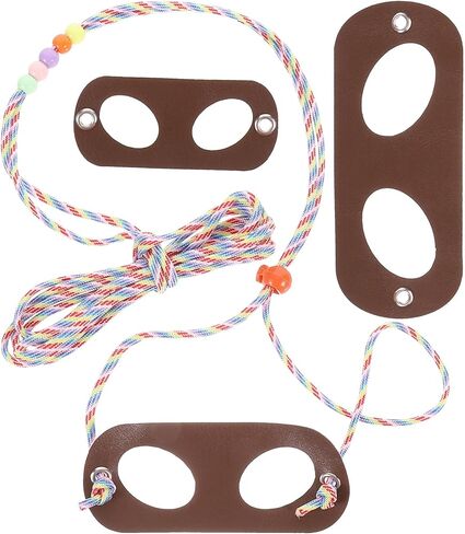TEHAUX Adjustable Brown Reptile Harness and Leash for Small Pets, Portable Lizard Walking Rope for Bearded Dragon and Gecko Outdoor Use in Kuwait