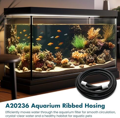 A20236 استبدال خرطوم مضلع لمرشحات علبة Fluval FX2/FX4/FX6، أنابيب حوض السمك 8.75 قدم لأحواض المياه العذبة والمياه المالحة in Kuwait
