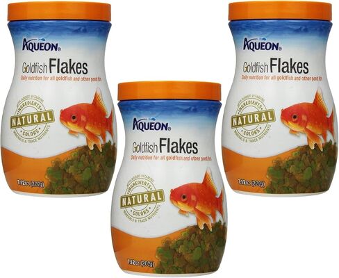 (3 Pack) Aqueon Goldfish Flakes, 7.12 Ounce each in Kuwait