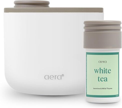 AERA Mini Home Fragrance Diffuser Plug-in: Smart Home App Aroma Control, Essential Oil & Aromatherapy, Hypoallergenic Scent Technology, Safe for Family & Pets, White (Scent Capsules Sold Separately) in Saudi Arabia