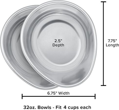 وعاء واحد إضافي من WeatherTech - 32 أونصة، من الفولاذ المقاوم للصدأ (81BOWL32) in Kuwait