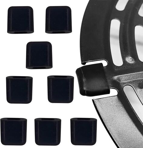 Air Fryer Silicone Rubber Bumpers for Chefman 6QT 9QT Dual Basket Air Fryers, 8PCS Premium Rubber Pieces Tips Spacers Tabs Pads Parts Feet Legs Stops Stoppers Attachments for Chefman Air Fryer in Kuwait