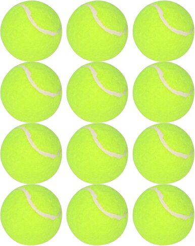 2Inch-Tennis Ball Throwing Refill for Automatic Ball Launcher, Interactive Dog Toys Pet Ball Suitable for Small Dogs Indoor Outdoor Thrower Machine(12PCS Tennis Balls only) in Kuwait