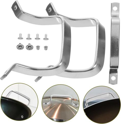 Detachable Pot Handle Replacement Nonskid Pan Handle for Steam Pot Wok Pan in Kuwait