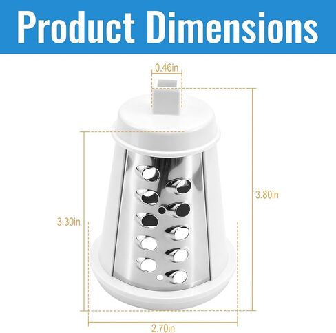 02910 White Regular Salad Shooter Shred Cone compatible wit Presto replacement parts designed for cheese pizza vegetables and all shreddable foods Models 02980 in Kuwait