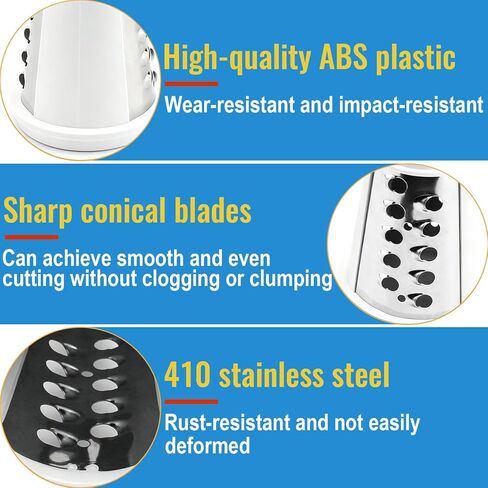 02910 White Regular Salad Shooter Shred Cone compatible wit Presto replacement parts designed for cheese pizza vegetables and all shreddable foods Models 02980 in Kuwait