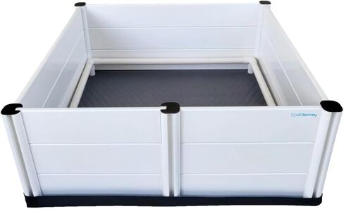 Whelping Box for Dogs & Puppies – Premium 48" Modular Design with Easy-Open Door, Pig Rails, Oxford Floor Liner & Washable Pee Pad – Indoor/Outdoor, Easy-Clean & Durable in Kuwait