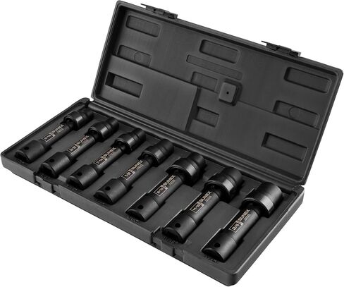 أدوات SUNEX 2696 مجموعة مقابس محرك 1/2 بوصة SAE ذات 12 نقطة، 7 قطع in Kuwait