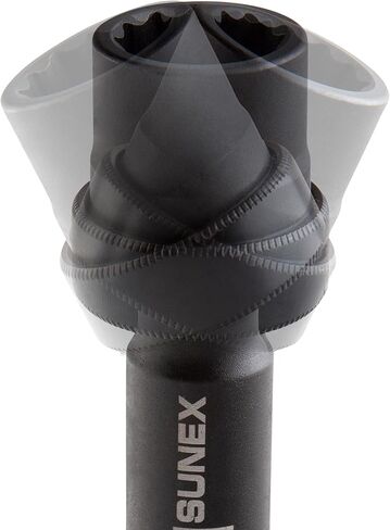 أدوات SUNEX 2696 مجموعة مقابس محرك 1/2 بوصة SAE ذات 12 نقطة، 7 قطع in Kuwait