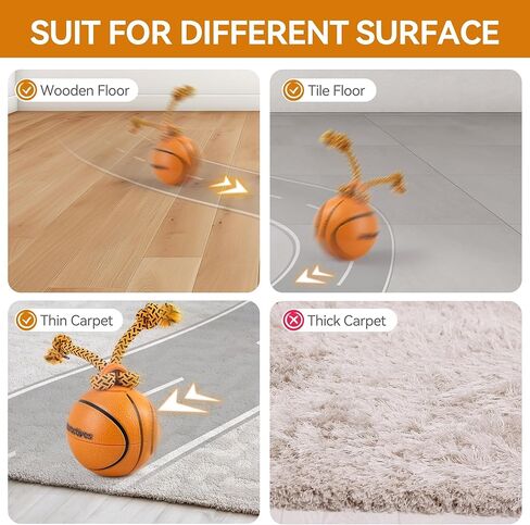 ALL FOR PAWS Interactive Dog Ball Toys, Moving Dog Ball Toy for Boredom, Puppy Enrichment Toy for Mental Stimulation Motion Activated Spinning Balls for Small Medium Large Dogs, USB Rechargeable in Kuwait