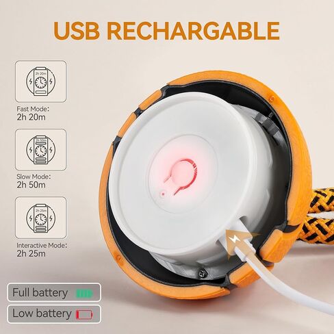 ALL FOR PAWS Interactive Dog Ball Toys, Moving Dog Ball Toy for Boredom, Puppy Enrichment Toy for Mental Stimulation Motion Activated Spinning Balls for Small Medium Large Dogs, USB Rechargeable in Kuwait
