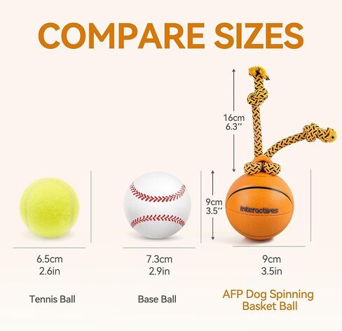 ALL FOR PAWS Interactive Dog Ball Toys, Moving Dog Ball Toy for Boredom, Puppy Enrichment Toy for Mental Stimulation Motion Activated Spinning Balls for Small Medium Large Dogs, USB Rechargeable in Kuwait