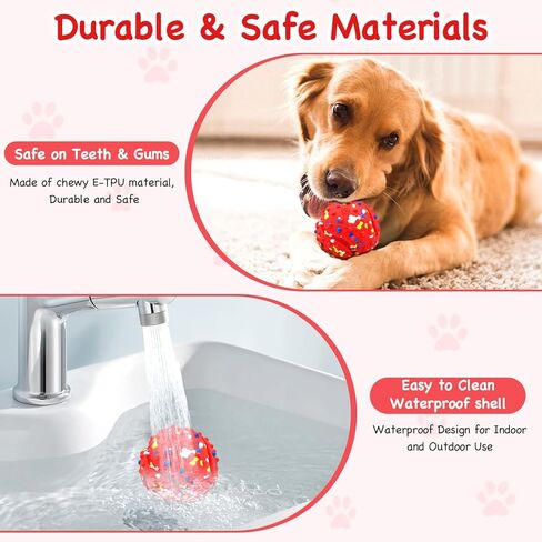Lollyx Interactive Dog Toys, Rechargeable Moving Dog Toys to Keep Them Busy, Dog Toy Ball for Small/Medium/Large Dogs in Kuwait
