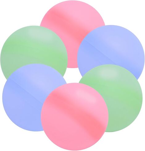 6Pcs Reusable Silicone Balls, Soft Silicone Balls for Dog Swimming Pools, Accompany Pets for Outdoor Sports, Separable Water Bullets in Kuwait