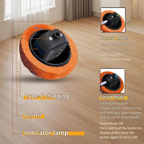 كرات ألعاب تفاعلية ذكية للكلاب، Pelota Interactiva para Perros. حركة أوتوماتيكية، ارتداد، مادة E-TPU، تصنيف IPX7 لمقاومة الماء، كرة نطاطة للحيوانات الأليفة للكلاب المتوسطة والكبيرة - برتقالية in Kuwait
