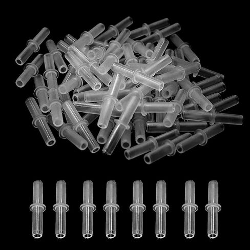 100PCS Aquarium Air Line Connectors, Plastic Valve Fittings, Inline T Joints for Fish Tank Pump Tubing in Kuwait