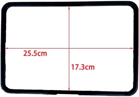 2 PCS Tempered Glass Screen Protector Film for Thermomix for TM7 for Thermomix for TM7 Accessories with PC+ABS for Bezel Frame，Ultra Clear Scratch Resistant for Full Screen and Corner Protection in Kuwait