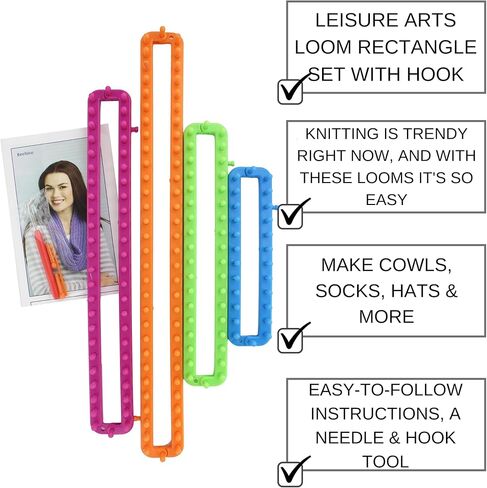 Leisure Arts Loom Set with Hook, Assorted in Saudi Arabia