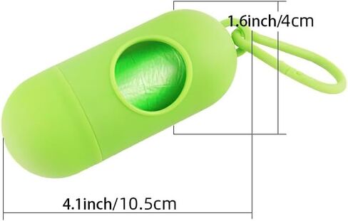 2pcs Portable Dog Poop Bags Dispenser - Dog Waste Pick Up Organizer for Walking, Black&Pink in Kuwait
