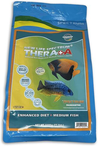 New Life Spectrum Thera+A Medium 2mm Pellet Bag for Fresh & Saltwater Fish, 2200g in Kuwait