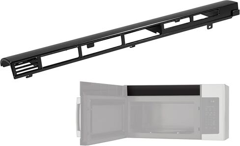 WB34X25406 Microwave Vent Grille, Compatible with GE JNM3163DJ1BB JNM3163RJ1SS JNM3184DP8BB JVM3162RJ1SS, Top Front Ventilation Cover Replaces 4465386 AP6040821 PS11774030 EAP11774030 in Kuwait