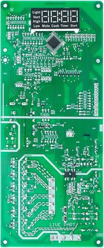 WB27X29801 Microwave Main Control Board Fits for GE Microwaves JNM3163RJ5SS JVM3162RJ5SS, Replaces WB27X38153 4586374 AP6327864 PS12299300 Microwaves Parts in Kuwait