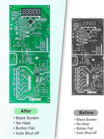 WB27X29801 Microwave Main Control Board Fits for GE Microwaves JNM3163RJ5SS JVM3162RJ5SS, Replaces WB27X38153 4586374 AP6327864 PS12299300 Microwaves Parts in Kuwait