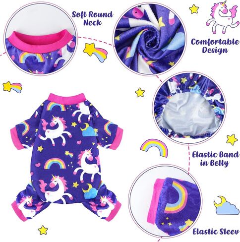 Dog Pajamas Soft Lightweight Dog Onesies Outfit Clothes for Small Medium Large Puppy Pjs for Pet Boys Girls Dogs Cats in Kuwait