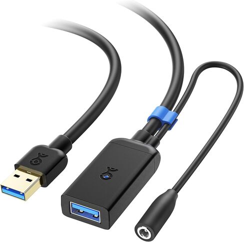 كابل تمديد USB نشط بطول 32.8 قدم / 10 متر (كابل تمديد USB 3.0 ذكر إلى أنثى) مع معزز إشارة للقرص الصلب وكاميرا الويب والمزيد in Saudi Arabia