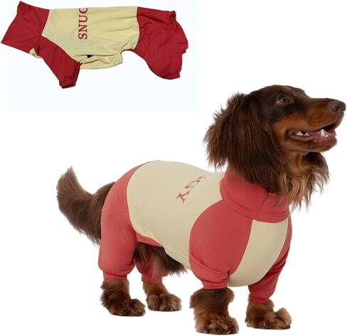 Dachshund Dog Cooling Summer Outfits, Four-Legged Sun Protection Clothes UPF50+, Quick-Dry Summer Shirt for Dachshund and mini Dachshund (X-Large) in Kuwait