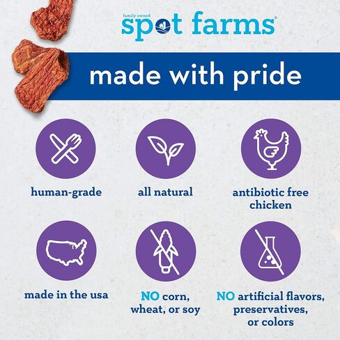 Spot Farms Chicken Nuggets Healthy All Natural Dog Treats Human Grade Grain Free 12 oz in Saudi Arabia