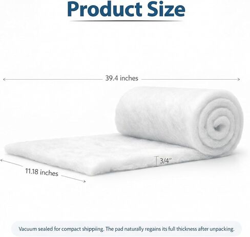 Aquarium Filter Pad 39.4 x 11.8in, Aquarium Filter Floss, Aquarium Filter Media for Crystal Clear Water, Fish Tank, Ponds & Garden, Cut to Fit for Sump & Canister Filters in Kuwait