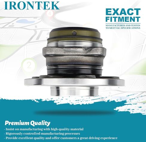 IRONTEK 9063503810 محور العجلة الخلفية ومجموعة المحمل مع ABS يناسب 07-09 لدودج سبرينتر 2500؛ 07-09 ل دودج سبرينتر 3500؛ 07-16 لـ Freightliner Sprinter 2500 1 قطعة in Saudi Arabia