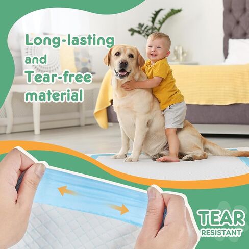 Dog Puppy Pads, Pee Pads for Dogs Potty Training, 150 Count 22"x22" Ultra-Absorbent 6-Layer Leak-Proof Disposable , Quick-Dry Surface, Pet Incontinence Pad in Kuwait
