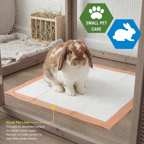 MED PRIDE Dog Training Pads with Attractant, 100 Count Disposable Puppy Pee Pads, 22 x 24 in, 6-Layer Ultra Absorbent Potty Pads with Leakproof Backing for Dogs, Cats & Small Pets in Kuwait