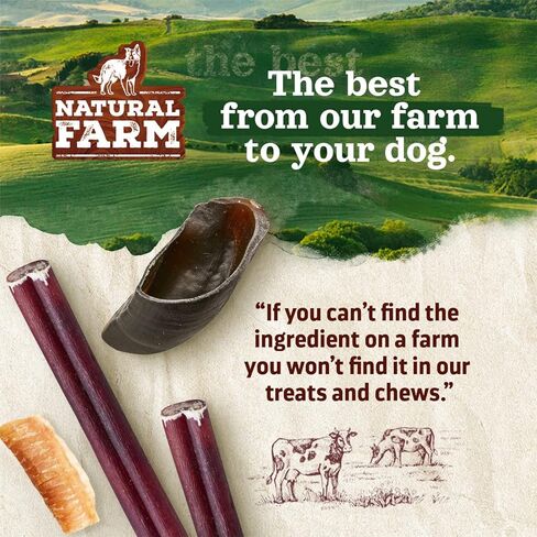 Natural Farm Nail-Free Chicken Feet Dog Treats (40 Pack), 100% Free-Range Air Dried Chicken Feet, No Nails, Fully Digestible, High Protein, Low Calorie, Joint Support, Single Ingredient in Kuwait