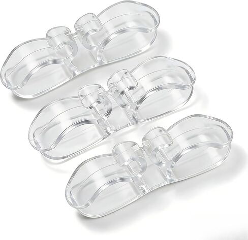 3 Pieces Appliance Cord Organizer Set, Stick-On Cord Holder and Cord Wrapper for Kitchen Appliances, Cable Winder for Home Use (Clear-3PCS) in Saudi Arabia
