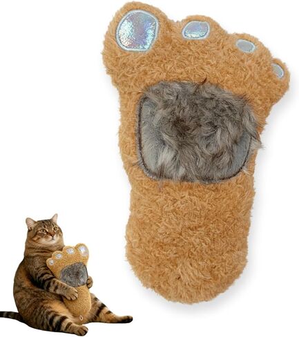 Cat Toy Stinky Paws, Filled with Valerian Catnip, Hang Anywhere, Features Crinkle Paper and Rattle, Multi-Function Interactive Cat Toy, Suitable for All Cat Breeds in Kuwait