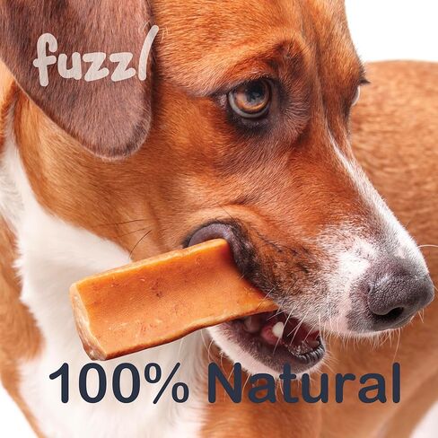 Fuzzl - حزمة من 6 مضغ صغير بنكهة الياك للكلاب، التوت والفراولة والتوت البري والنعناع والتفاح وزبدة الفول السوداني | يعالج جبن الهيمالايا الطبيعي مضغ الأسنان طويل الأمد للسلالات الصغيرة in Kuwait