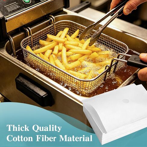 Fryer Filter Paper Envelope Style，13.5x20.5 Inch,1.5Inch Hole 1 Side，105Pcs in Saudi Arabia